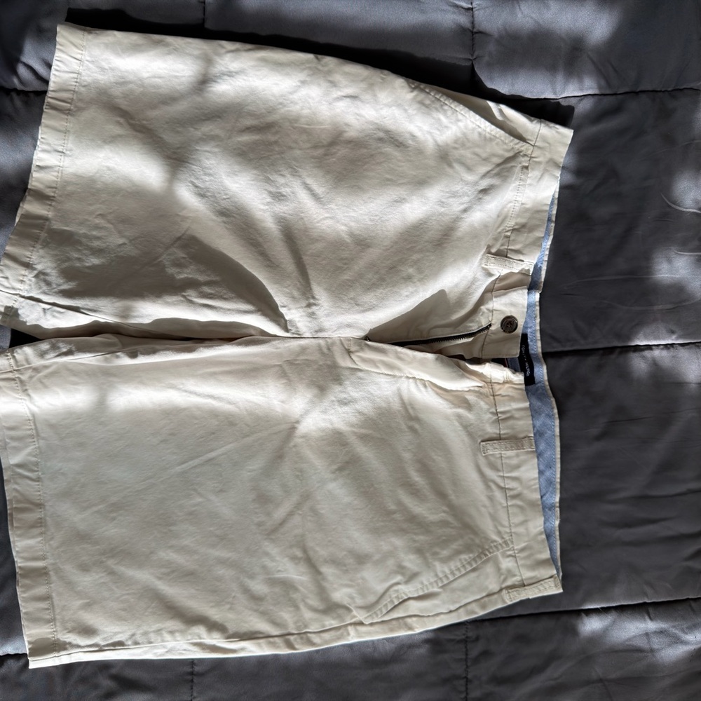 Tommy Hilfiger Tan Flat Front Shorts
